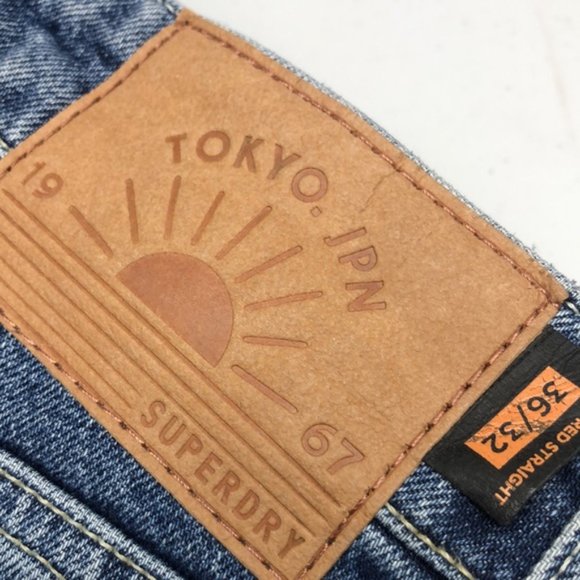 HEAVYWEIGHT MENS DRY GOODS CO STRAIGHT JEANS 36x30 ๐ - Picture 13 of 14